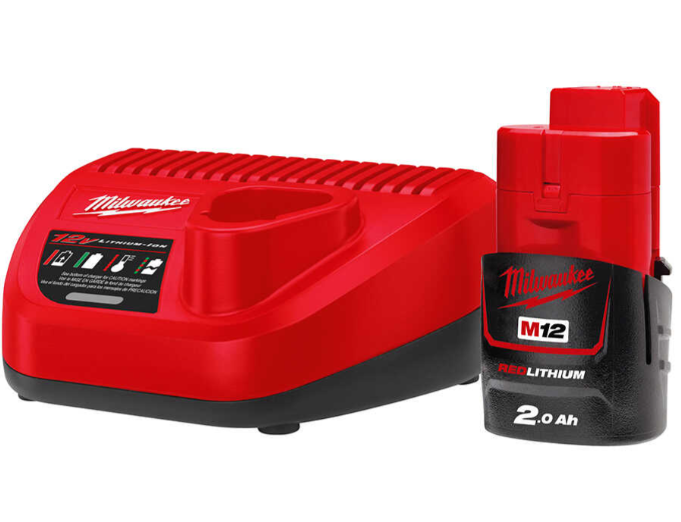 Milwaukee M12 NRG-201 Akü + Şarj Cihazı