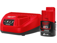 Milwaukee M12 NRG-201 Akü + Şarj Cihazı