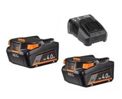 AEG BST 18BLX2-402  Çift Akülü 18 volt Dekupaj