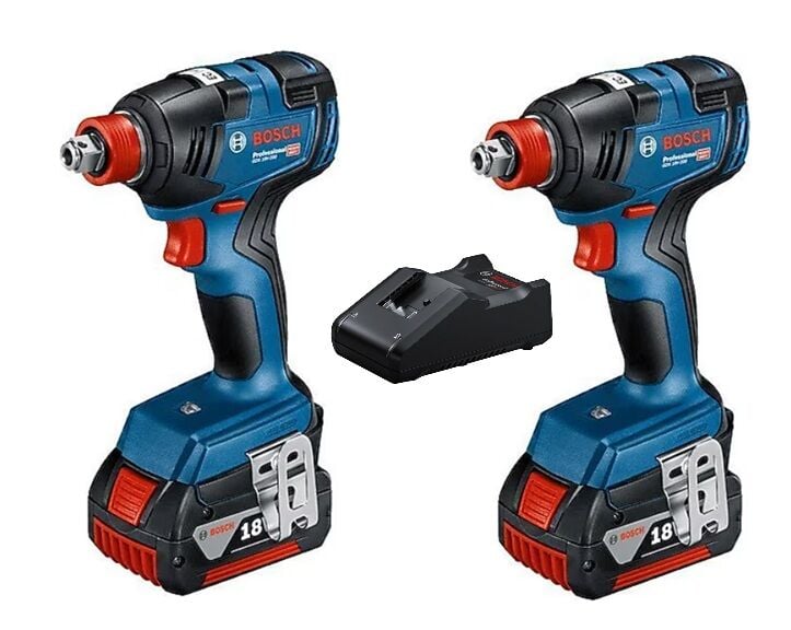 Bosch GDX 18V-200 Çift Akülü İkili Somun Sıkma Seti 5.0Ah