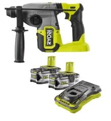 Ryobi Rsds18x Çift Akülü 18v 5.0 Ah Sds-plus Pnömatik Kırıcı Delici Kömürsüz Motor