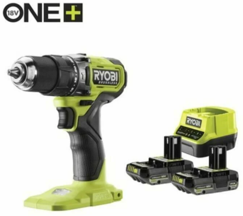 RYOBİ RPD18BL-2C20S Akülü Darbeli Matkap